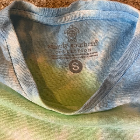 Simply Southern Adult S Tshirt tie dye turtle ๐ข ๐ - Picture 4 of 4